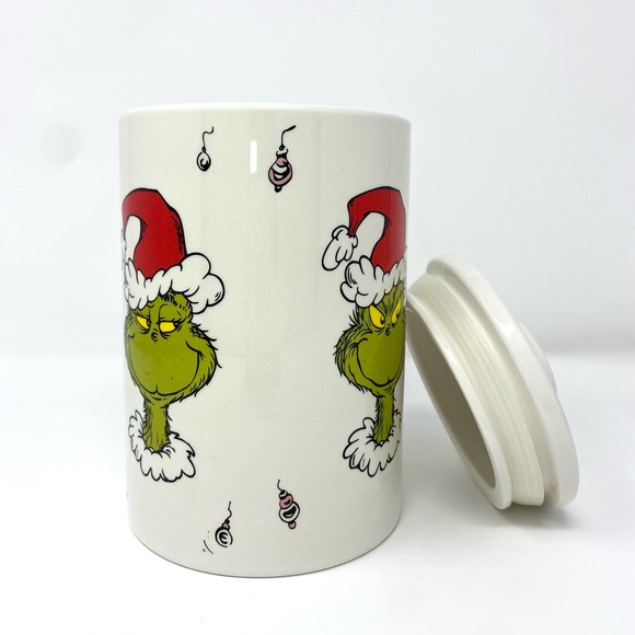 Zrike Brands Other Dr Suesss Grinch Canister Poshmark